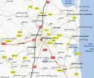 Map of Perpignan - France