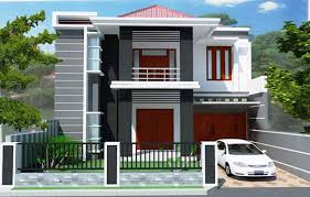 Gambar Model Rumah Minimalis Modern 2 Lantai - Pintu Rumah Minimalis