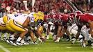 LSU Tigers and Alabama Crimson