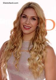 Dancer Allison Holker was seen at the 3rd Annual Celebration of Dance Gala at the Dorothy Chandler Pavilion in Los Angeles CA in a mermaid hairstyle. - Allison-Holker-Mermaid-Curl-Hairstyle-2013