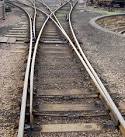 The nearest pointwork is 'interlaced', the second set of switches (or - via Daymix