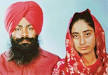 A file photo of Ms Dalvir Kaur and her US-based husband. - ind3