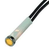 Indicator Light, Large, 5/16in. - Amber - Sachse Rod Shop, Inc. - 1230655060884-926687261