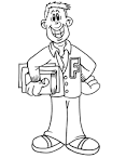 College coloring page