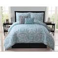Kennedy 5-piece Reversible Blue Comforter Set | Overstock.com ...