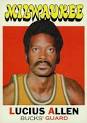 1971 Topps Lucius Allen #27 Basketball Card - 155862
