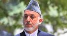 Afghan President Hamid Karzai