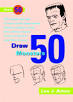 how to draw 50 cartoon characters