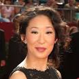 sandra oh with a chic hairdo