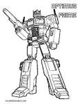 Transformers coloring page