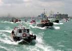 The International Tugboat Race on the Detroit River
