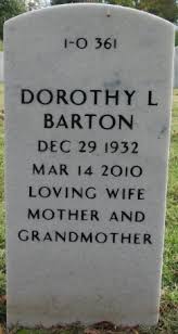Dorothy Lashley Barton (1932 - 2010) - Find A Grave Memorial - 79187148_131946640907