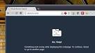 Use About Crash to Manually Kill a Non Loading Page in Chrome