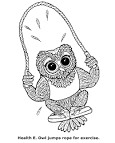 Physical Education coloring page