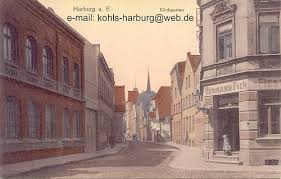 Fritz Niehoff, Harburg a. E. [ T ] 1912- Harburg - Gestern und Heute nachdem das 3. Gebäude von links 2011 abgerissen wurde, nicht(s) mehr.