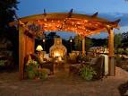 romantic gazebo ideas with lighting and plants ideas | tapja.
