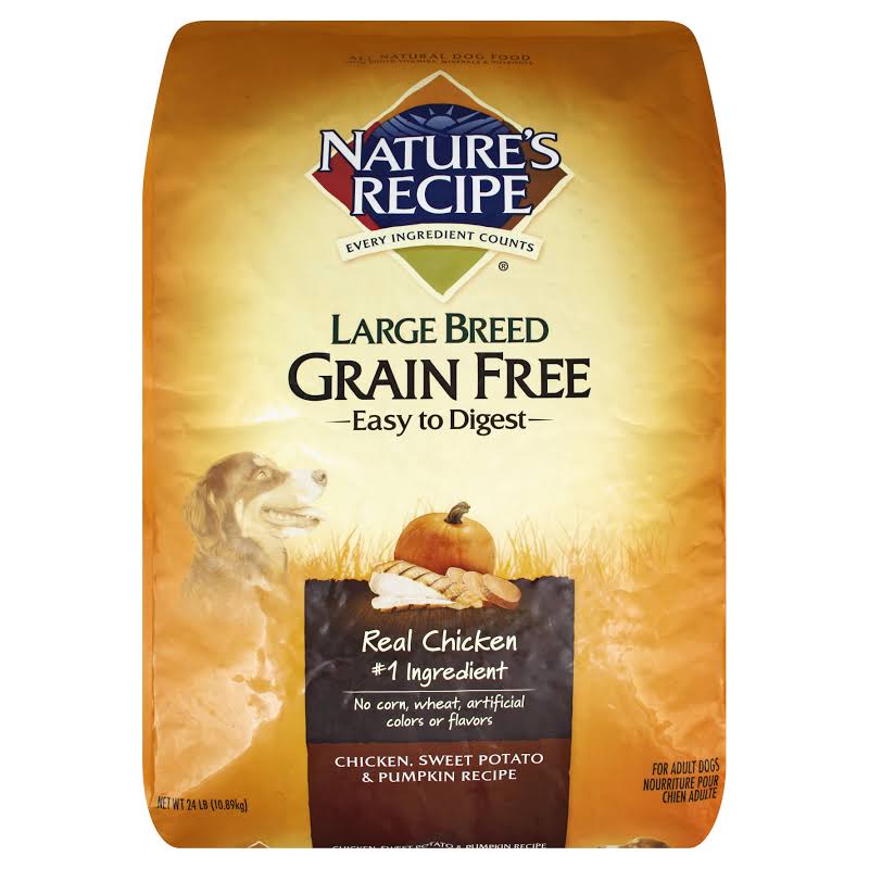 Curated visual reference: Grain Free Chicken Dog Food With Pumpkin Reference: 730521519018 Upc Nature S Recipe Grain Free Large Breed Chicken