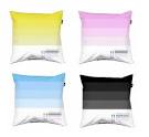 CMYK Low Ink Alert Pillows by Thomas Dabner