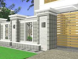 Contoh model desain pagar rumah minimalis modern terbaru�??