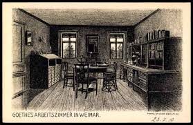 Künstler Ak Franz Jander, Weimar, Goethes Arbeitszimmer | akpool.