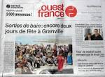 Mise en page du journal Ouest-France | Portfolio Christelle Dervily