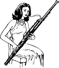 Bassoon coloring page