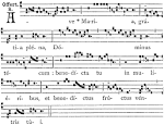 chantblog: The Offertory for the Feast of the Annunciation: Ave ...