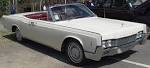 1966 Lincoln Continental Convertible - White - Side Angle