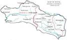 Map of Nepal : District Map of Sindhuli