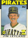 Baseball Card Bust: Jim Leyland, 1986 Topps