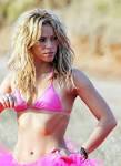 Sexy Shakira Photoshoot In Pink Bikini