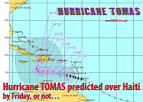 Hurricane TOMAS predicted over Haiti by Friday, or not… - November ...