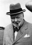 churchill winston black and