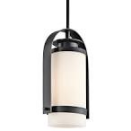 Shop Portfolio Westport 14-1/2-in Black Outdoor Pendant Light at ...