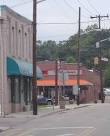 Franklinton, NC : West River Street, View the Philling Station ...