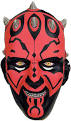 This officially licensed Darth Maul ½ face vacuum formed plastic mask will ...