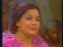 Leading ghazal vocalist Farida Khanum renders a ghazal on PTV.