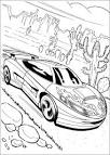 Hot Wheels coloring page