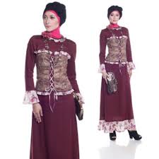 Baju Gamis Pesta Bahan Sifon