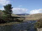 near to Colquhar, Scottish Borders, Great Britain. Leithen Water - via Daymix