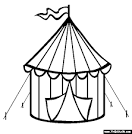 Circus Online Coloring Pages