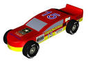 Pacer Pinewood Derby car