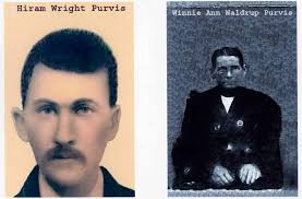 Hiram Wright and Winnie Ann Waldrup Purvis, brother to William Wiley. - Hiram_Wright_Purvis