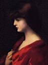 Pintura por Jean-Jacques Henner, esfumado francés realista. - henner