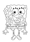 Spongebob coloring page