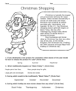 Christmas Theme Workbook Sample