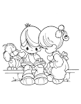 Precious Moments coloring page