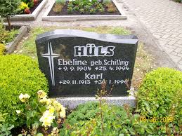 Grab von Karl Hüls (29.11.1913-30.01.1996), Friedhof Marcardsmoor