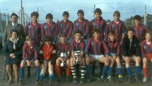 Front L to R: Margaret Dillon, Karl McCaughley, Donal Leahy, Colman Dillon, David O\u0026#39;Mahony, Brian Corcoran, Keith Hegarty, Colm O\u0026#39;Mahony, ... - 1986u14f