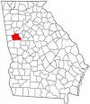 Radon levels for Coweta County